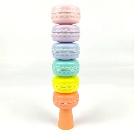 MARCADOR DE TEXTO TROCA PONTA MACARON 6 CORES VMP