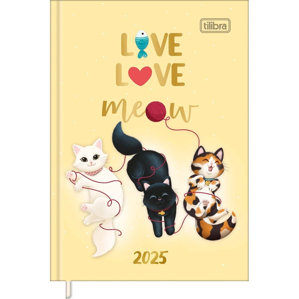 AGENDA 2025 COST PETIT PURRFECT CATS M3 TILIBRA 105x148mm