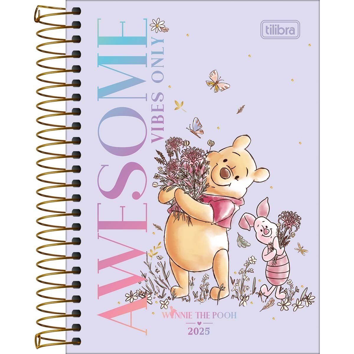 AGENDA ESPIRAL POOH 176F 2025 TILIBRA 129x187mm