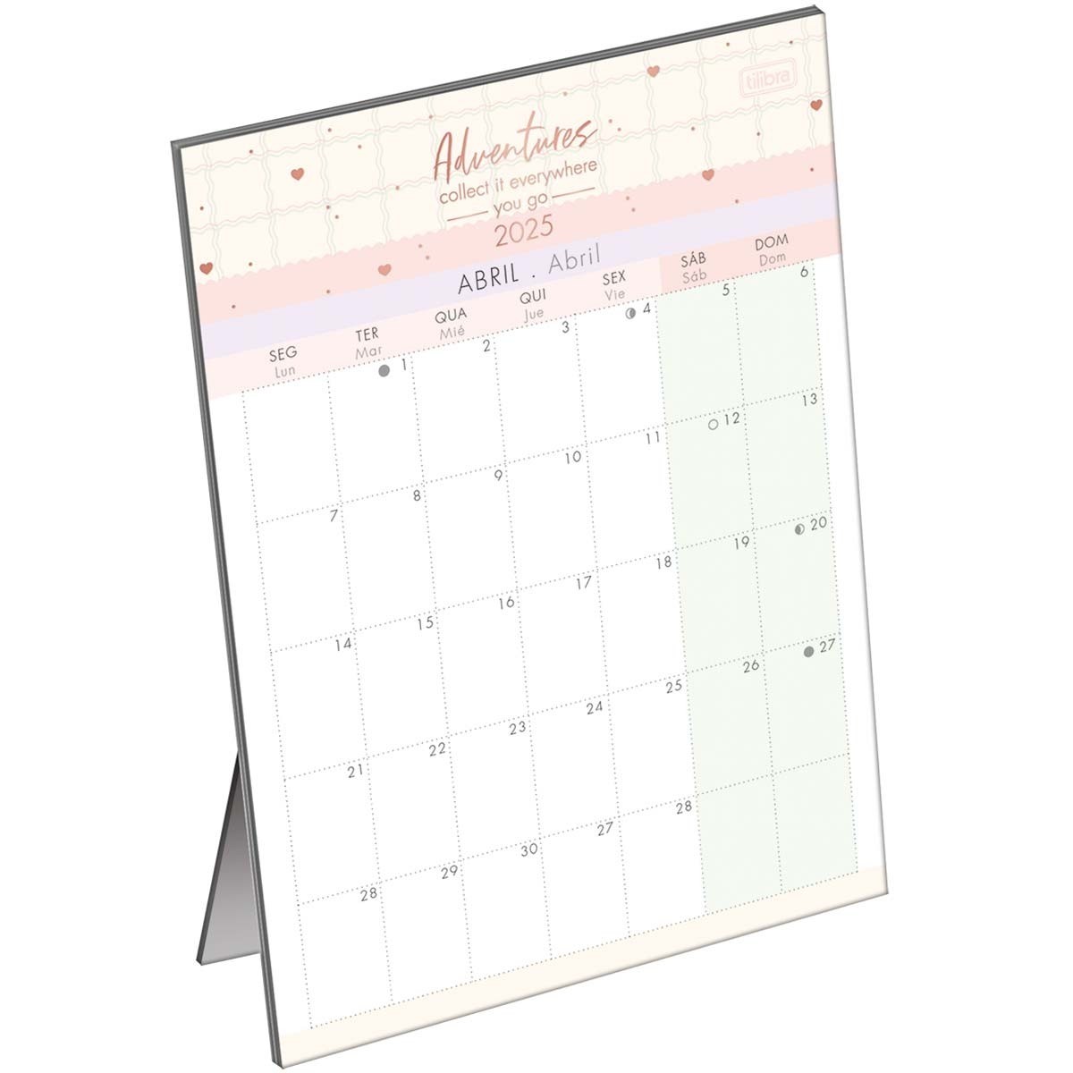 CALENDARIO PLANNER MESA SOHO 12F TILIBRA 138x190mm