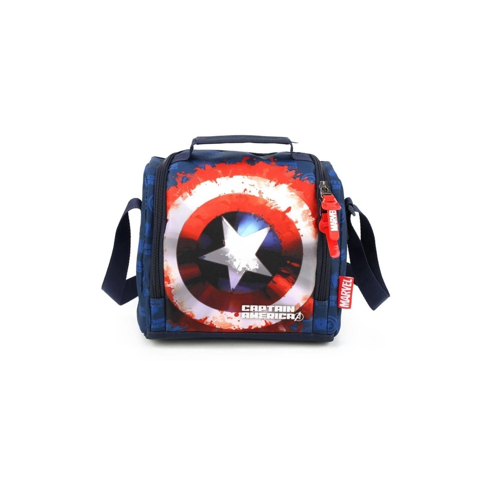 Lancheira Capitao America Azul Escuro Luxcel