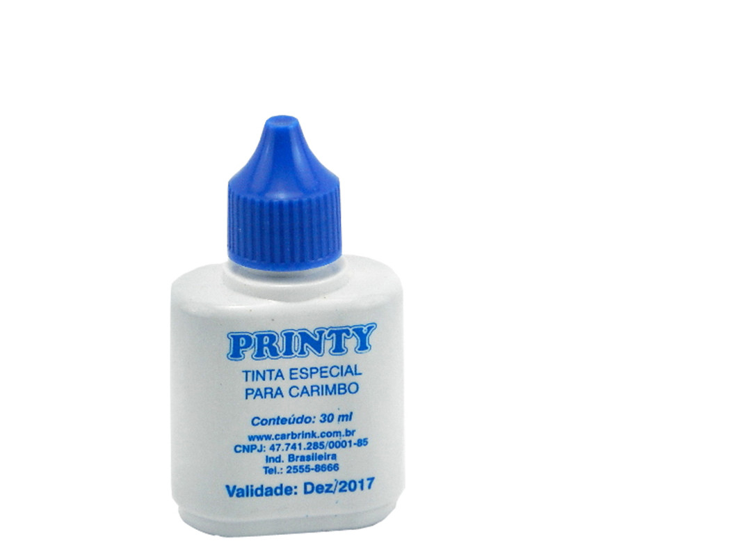 Tinta P/Carimbo Azul 30ml Carbrink