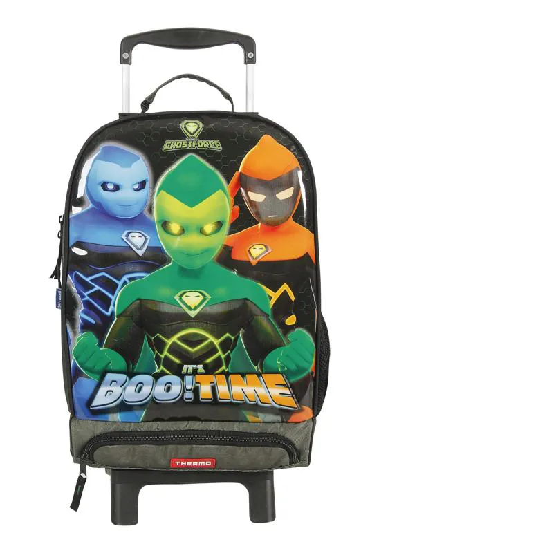 Mochila Escolar C/ Rodinha Ghostforce Dermiwil