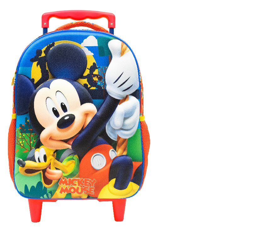 Mochila Rodinha Mickey Mouse Grande Xeryus