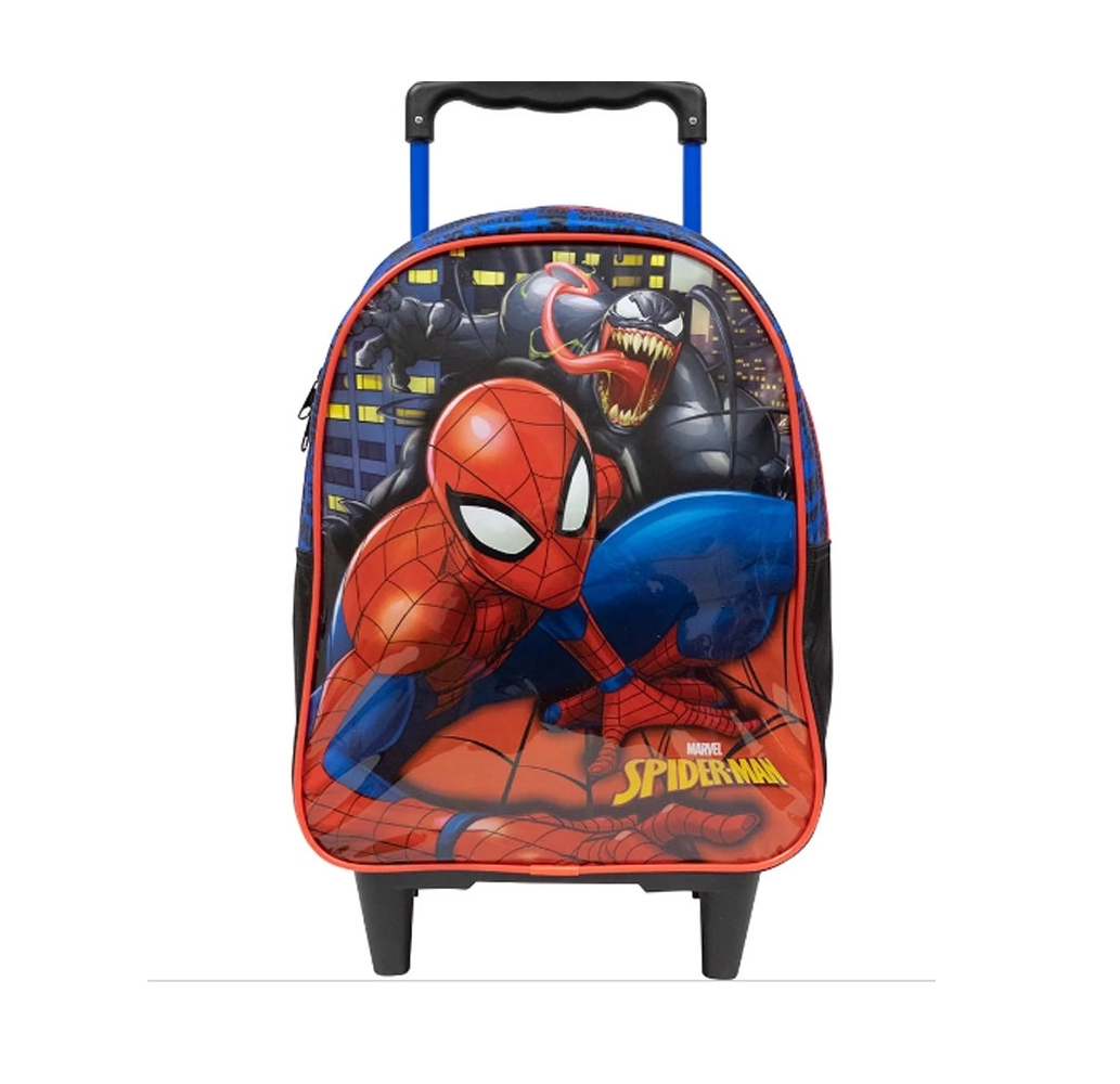 Mochila C/ Rodas 16 Spider Man X2 Xeryus