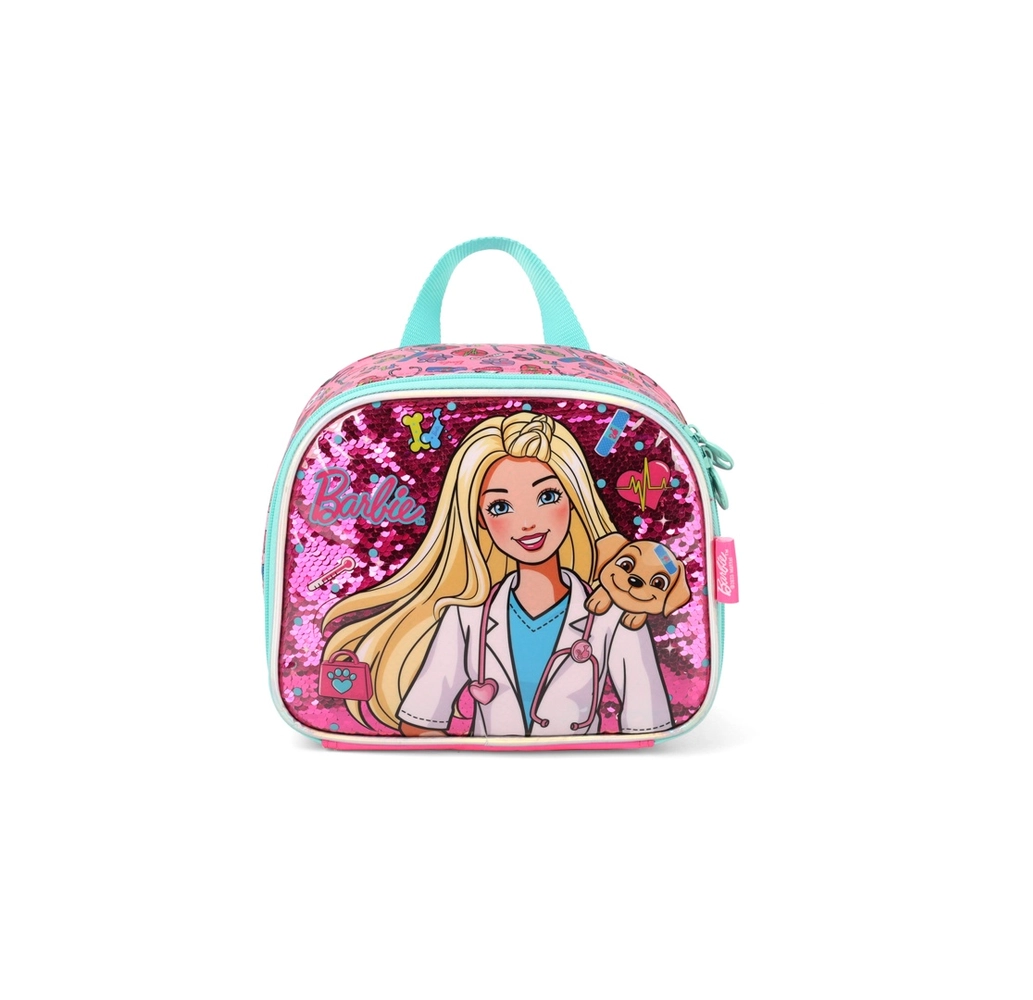 Lancheira Barbie Doutora Pink Luxcel