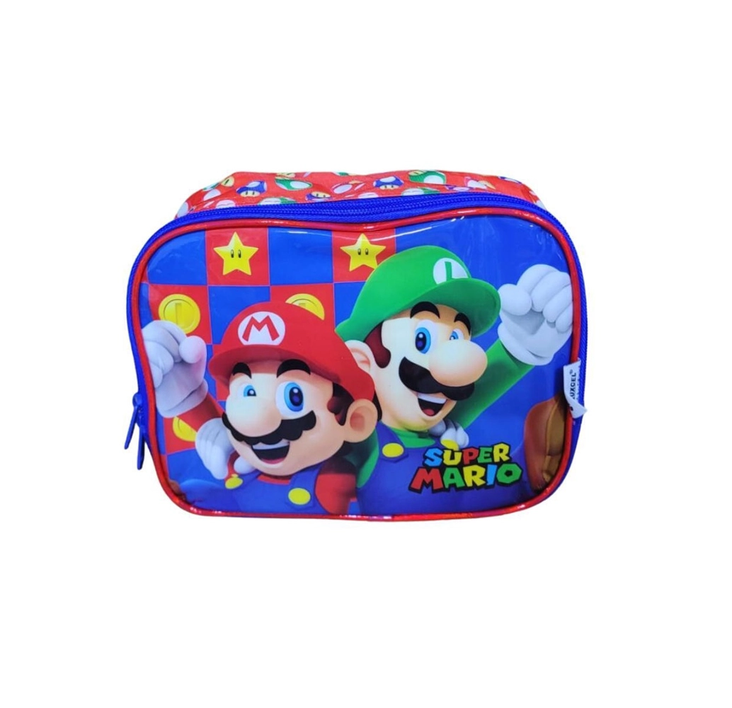 Lancheira Super Mario Vermelho Luxcel