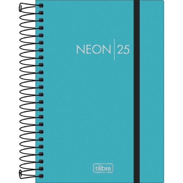 AGENDA ESP CORES NEON M5 2025 176FLS TILIBRAS 129x187mm