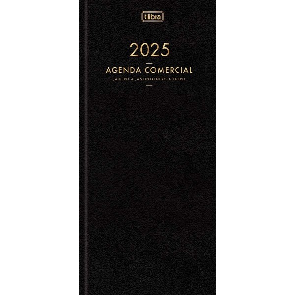 AGENDA 2025 COST COMERCIAL M8 208FLS TILIBRAS 123x275mm