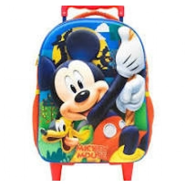 Mochila Rodinha Mickey Mouse Pequena Xeryus