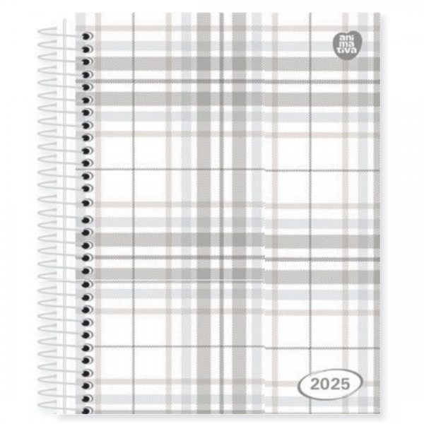 AGENDA 2025 ESPIRAL ANUAL A5 KBOM 160FLS SD 123X164mm