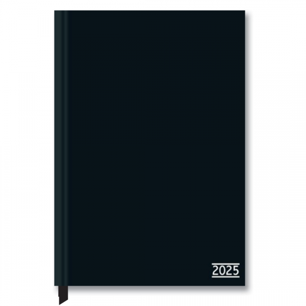 AGENDA 2025 COST ANUAL PERCALUX PRETA 160FLS SD 145X210mm