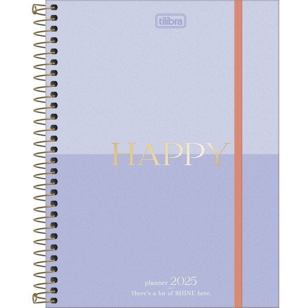 AGENDA PLANNER 2025 HAPPY 80F TILIBRA  177x240mm