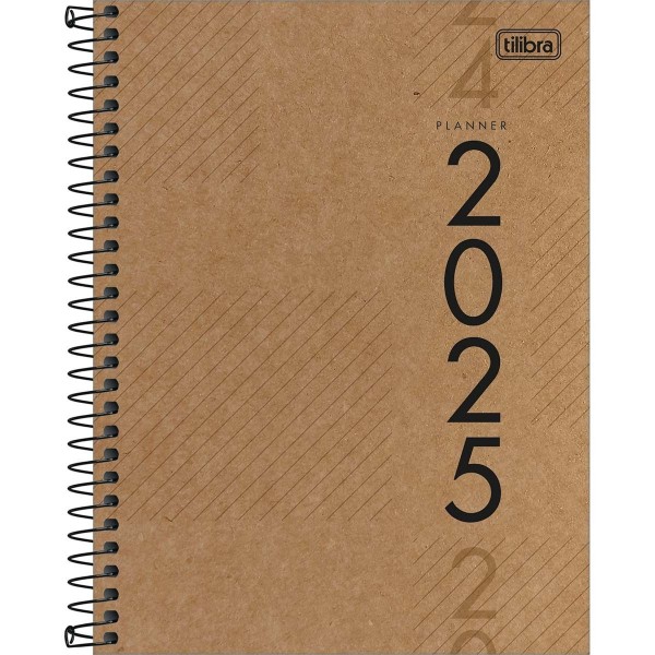 AGENDA ESP PLANNER KRAFTWOR M7 2025 TILIBRA 177x240mm