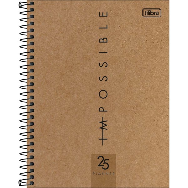 AGENDA ESP PLANNER KRAFTWOR M7 2025 TILIBRA 177x240mm