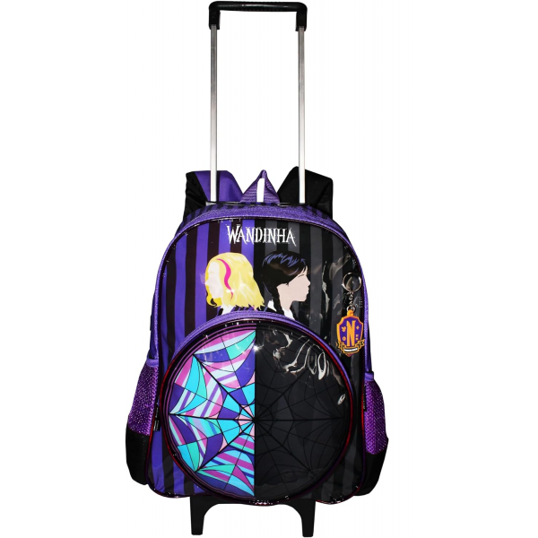 Mochila Rodinha Wandinha Roxo Luxcel