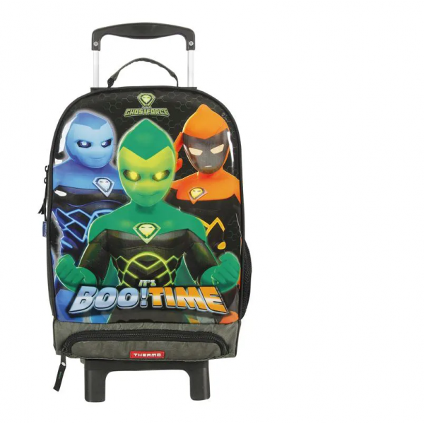 Mochila Escolar C/ Rodinha Ghostforce Dermiwil