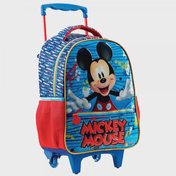 Mochila Rodinha Mickey Mouse Grande Xeryus