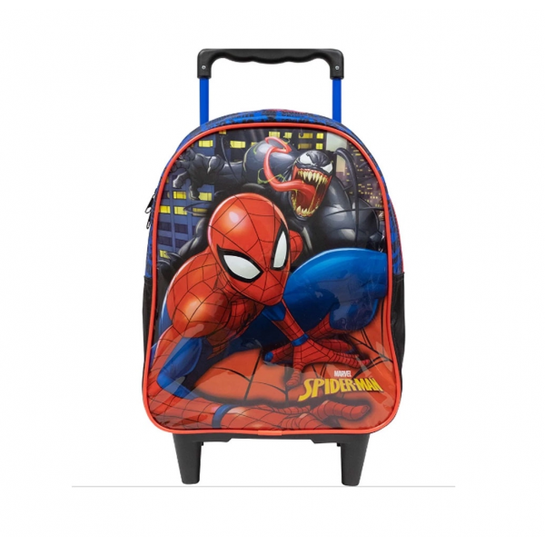 Mochila C/ Rodas 16 Spider Man X2 Xeryus