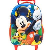 Mochila Rodinha Mickey Mouse Pequena Xeryus