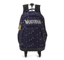 Mochila Rodinha Wandinha Luar Preto Luxcel