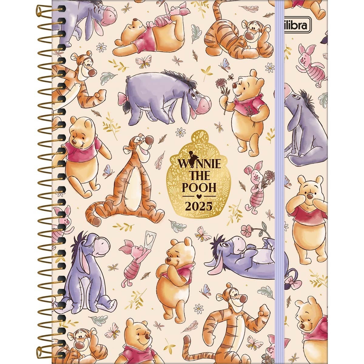 AGENDA ESP PLANNER POOH M7 2025 TILIBRA 177x240mm