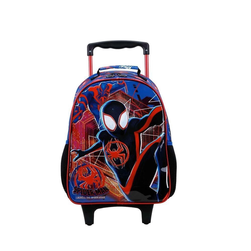 Mochila Rodinha Spider Man Across Spider Verso P Xeryus