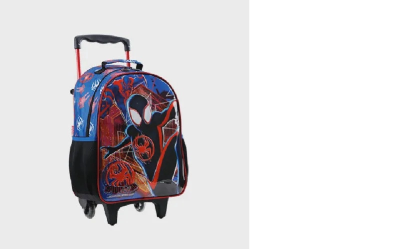 Mochila Rodinha Spider Man Across Spider Verso G Xeryus